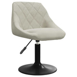 Swivel Dining Chairs 2 pcs Cream Velvet 335326