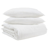 Duvet Set with Pillow 3 pcs White Down Feather 3377025