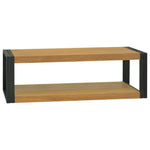 ZNTS Bathroom Cabinet 120x45x35 cm Solid Wood Teak 338232