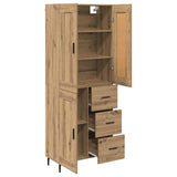 Highboard with Drawer 2 pcs Artisan Oak Engineered Wood 3416057