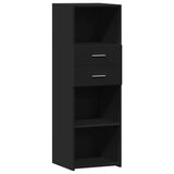 Highboard Black 40x42.5x124 cm Engineered Wood 846160