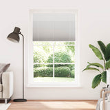 ZNTS Pleated Blind Light Grey 120x200 cm Fabric Width 119.4 cm Polyester 4015368