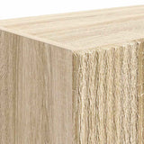 TV Wall Cabinet Sonoma Oak 59.5 x 31 x 100 cm Engineered Wood 892371