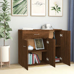 ZNTS Sideboard Brown Oak 88x30x70 cm Engineered Wood 815368