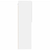 TV Cabinet with LED Lights White 40.5x30x102 cm 837057