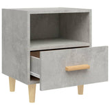 Bedside Cabinets 2 pcs Concrete Grey 40x35x47 cm 812015