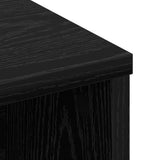 Headboard Cabinet Black Oak 100 x 19 x 103.5 cm Engineered Wood 879446