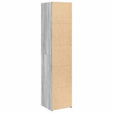 Highboard Grey Sonoma 40x41x185 cm Engineered Wood 3281671