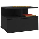 Floating Nightstand Black 40x31x27cm Engineered Wood 800407
