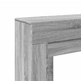 Fireplace Surround Grey Sonoma 100x30x87.5 cm Engineered Wood 854567