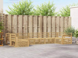 Outdoor Sofa Set 7 pcs White 304 x 128.5 x 73 cm 3392419