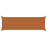 Sun Shade Sail Orange and Brown 6 x 2 m 100% Polyester Oxford 42031036