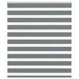Zebra Blind Dark Grey 130x100 cm Fabric Width 125.9 cm Polyester 4014111