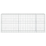 Gabion with 5 mm Wire and 10x10 cm Mesh 250x50x100 cm 3465215