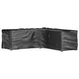 L-Shaped Garden Furniture Covers 2 pcs 16 Eyelets 285x285x90 cm 3155374