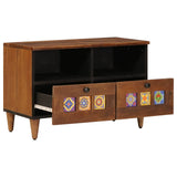 Coffee Table with Drawer Brown 80 x 54 x 40 cm Solid Mango Wood 4018237