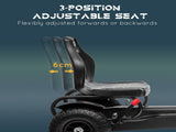 Metal Kids Pedal Go Kart with Adjustable Seat Inflatable Tyres Black T3398P348352