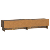 TV Cabinet Smoked Oak 147 x 34.5 x 30 cm Engineered Wood 894020