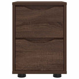 Bedside Tables with Drawer 2 pcs Brown Oak 30.5 x 30 x 43 cm 888812