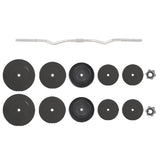 Curl Barbell with Plates 90 kg 3145022