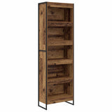 Book Cabinet 2 pcs Old Wood 60 x 30 x 189.5 cm Engineered Wood 3403002