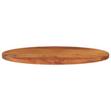 Table Top 100x40x2.5 cm Oval Solid Wood Acacia 370800