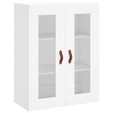 Highboard White 69.5x34x180 cm Engineered Wood 3198249