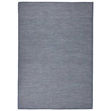 Outdoor Flatweave Rug 160x230 cm Blue 340797