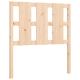 ZNTS Bed Frame without Mattress 90x190 cm Single Solid Wood Pine 3192196