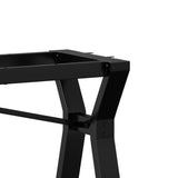 ZNTS Coffee Table Legs Y-Frame 140x30x43 cm Cast Iron 357926