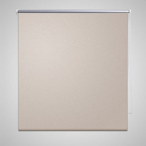 ZNTS Roller Blind Blackout 120 x 230 cm Beige 240162