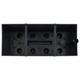 Raised Garden Bed Anthracite 60x25x46 cm PP Rattan 152208