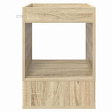 End Table 2 pcs Sonoma Oak 40 x 40 x 56 cm Engineered Wood 890949