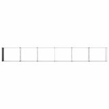 Raised Garden Bed Grey 600 x 80 x 55 cm cold-rolled steel 8006453