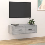 Hanging TV Cabinet Grey Sonoma 80x36x25 cm Engineered Wood 816838