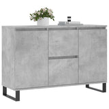 Sideboard Concrete Grey 101.5x35x70 cm Engineered Wood 827216