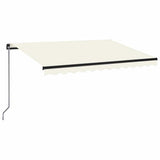 Manual Retractable Awning 350x250 cm Cream 3069077