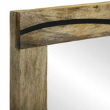 Bathroom Cabinet Set 2 pcs Natural Solid Mango Wood 3310042