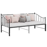 Sofa Bed Frame Black Powder-coated metal Single 324776