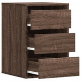 Corner Chest of Drawers Brown Oak 40x41x58 cm Engineered Wood 852840