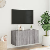 TV Cabinet Wall-mounted Grey Sonoma 80x30x41 cm 836962