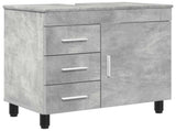 Bathroom Vanity Unit Concrete Grey 60 x 35 x 60 cm 889378