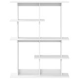 Wall Shelving Unit White 102 x 20 x 130 cm Engineered Wood 8012052