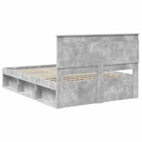 Bed Frame with Headboard Concerte 140 x 200 cm Solid Pine Wood 3410091