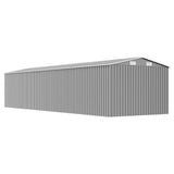 Garden Shed Grey 257x990x181 cm Galvanised steel 47037