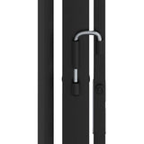 Pet Fireplace Fence Steel Black 242684