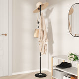 Coat Stand Black 176 cm Powder-coated Iron 377094