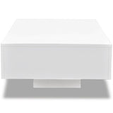 Coffee Table High Gloss White 244022