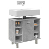Bathroom Cabinet Concrete Grey 60x32x53.5 cm Engineered Wood 856143