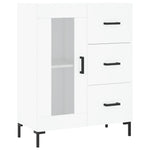 Highboard White 69.5x34x180 cm Engineered Wood 3195955